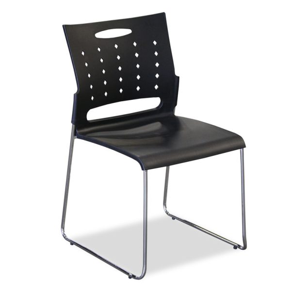Technik Stacking Chair with Plastic Seat - Image 3