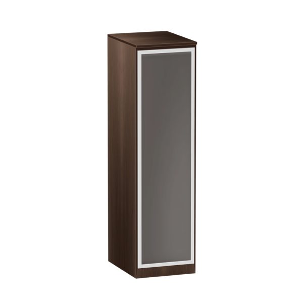 Single Door Personal Organizer with Glass Door - Various Colors - Image 3