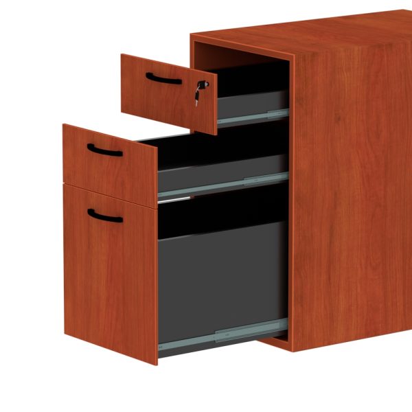 Box/Box/File Pedestal - Cherry Color