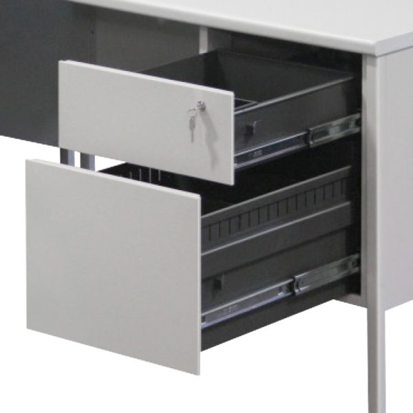 Tuffmaxx Single Pedestal Steel Desk - Image 2