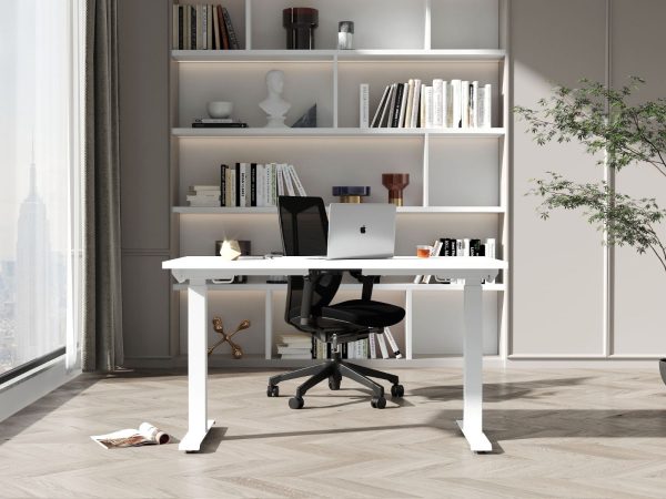 MyHite Sit-Stand Workstation - Various Colors & Top Sizes with Various Base Colors