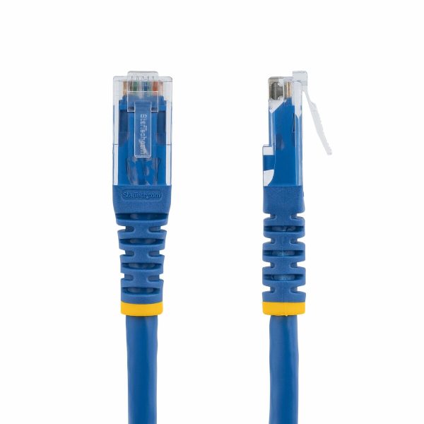 StarTech Cat 6 Molded RJ45 UTP Gigabit Cat6 Patch Cable, 6', Blue - Image 2