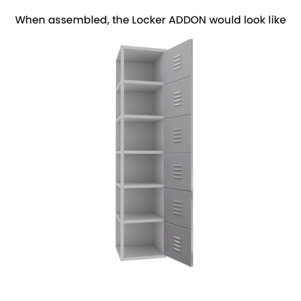 TUFFMAXX 12″ Locker 6 Door (Knock-Down) - VARIOUS Types - Image 4